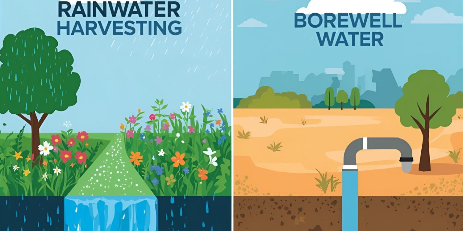 Rainwater Harvesting vs. Borewell Water: Which is Better?