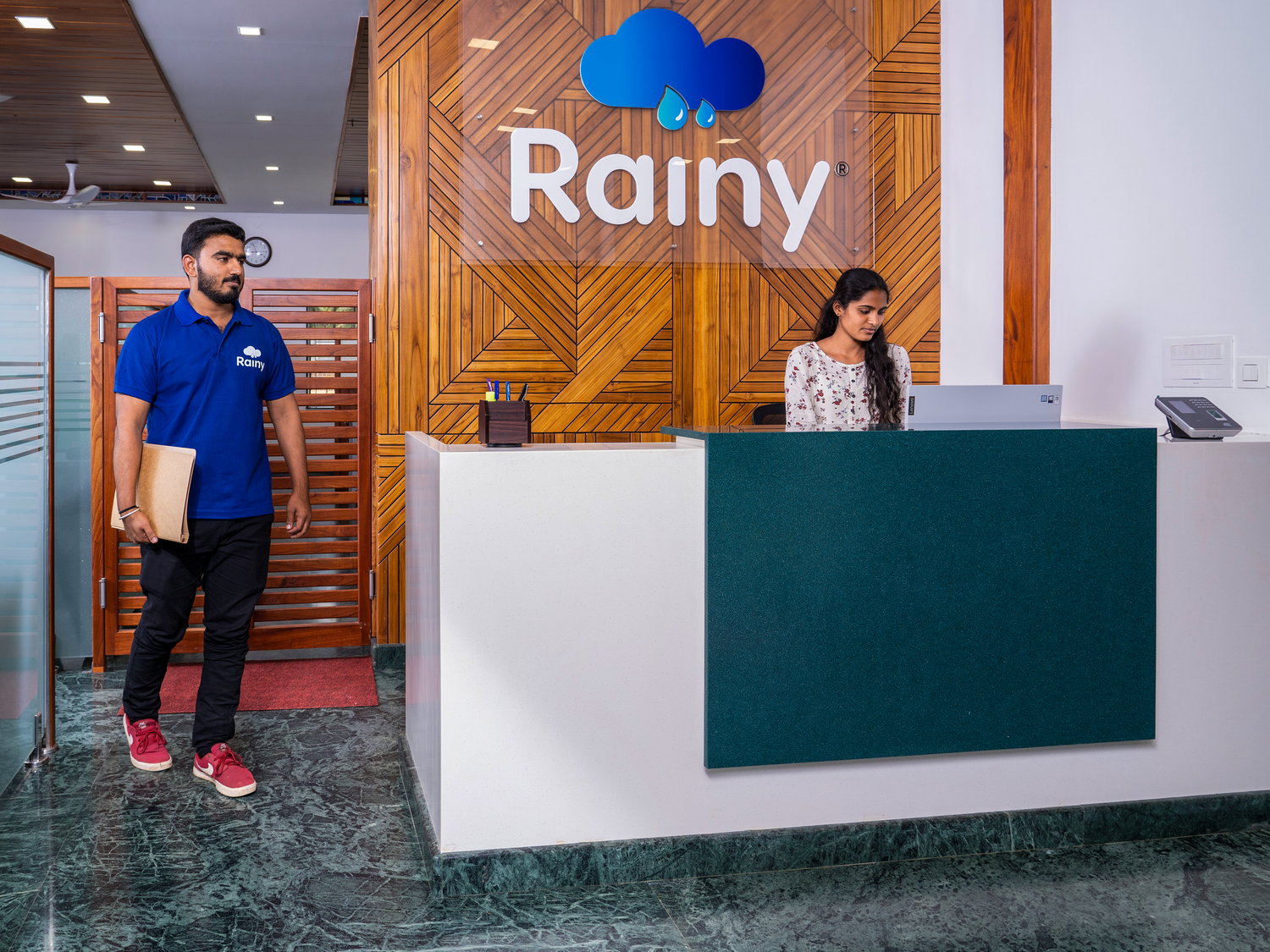 Best Rainwater Filter: Rainy Filters Showcased in Our Reception Area for Clean Water