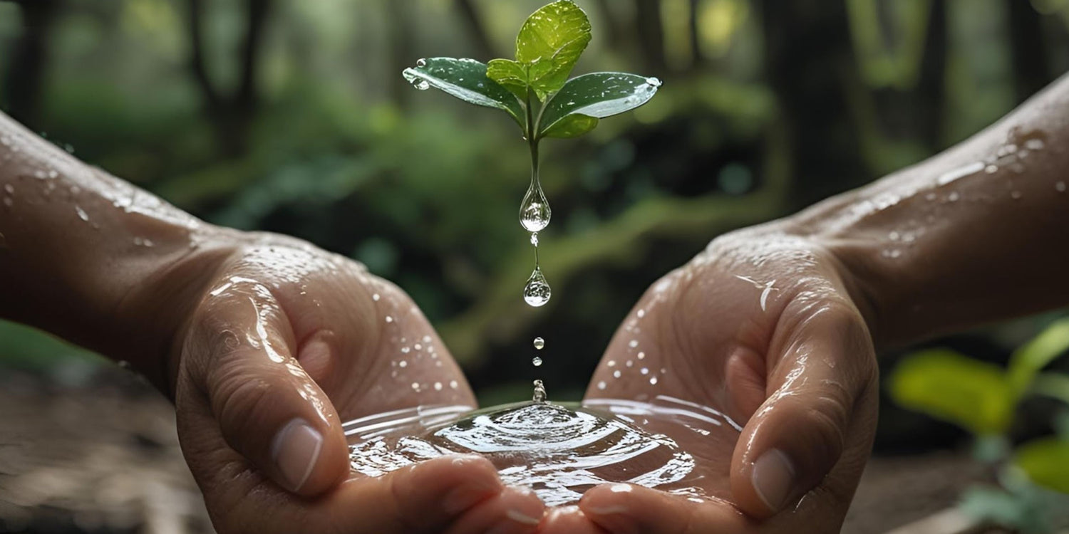 collecting rainwater